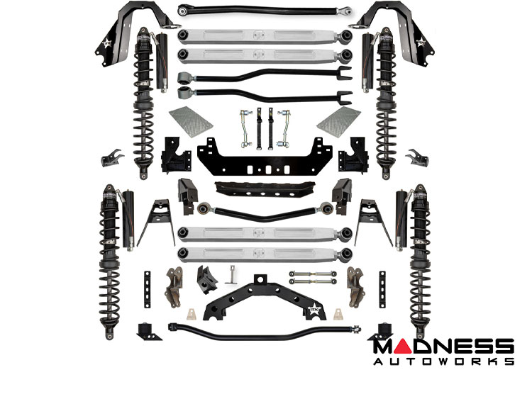 Jeep Wrangler JL Lift Kit - 3.5in - Adventure X2 - Pro Elite (No Limits) Long Arm - 4DR 392 Model - Comp System Stage 1